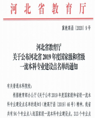 建筑工程学院工程管理、土木工程专业均获省级一流专业建设点