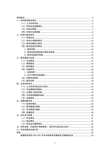 UG环球官方网2021-2022学年本科教学质量报告