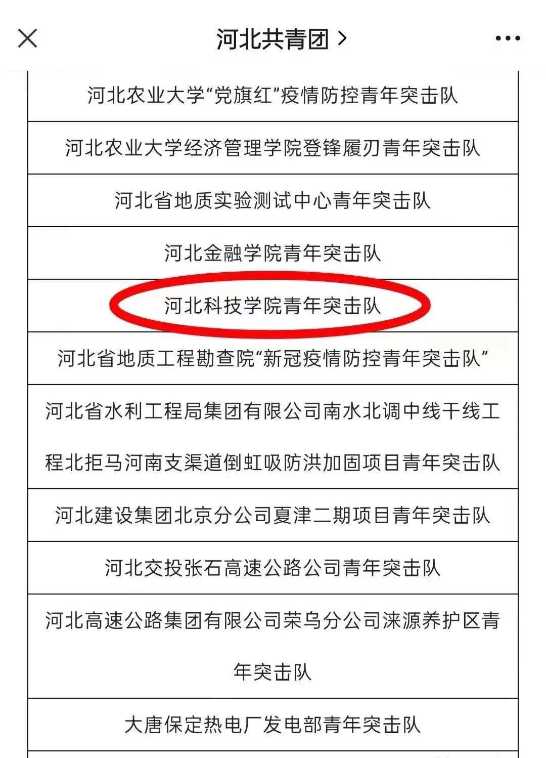 UG环球官方网青年突击队被共青团河北省委认定为新型冠状病毒肺炎疫情防控和复工复产工作中“河北青年突击队”